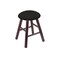 Holland Bar Stool Co Maple Vanity Stool, Dark Cherry Finish, Canter Red Seat RC18MSDC003 - alternate 1